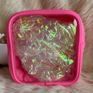 Stoney Clover Lane Clear Front Mini Pouch in Bubblegum